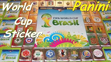 PANINI STICKER FIFA World Cup Brasil 2014 unboxing Sticker in Paninialbum