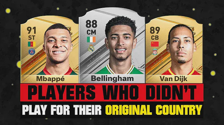 Footballers Who DIDN'T PLAY For Their ORIGINAL COUNTRY! 🤯😱 ft. Bellingham, Mbappe, Van Dijk…