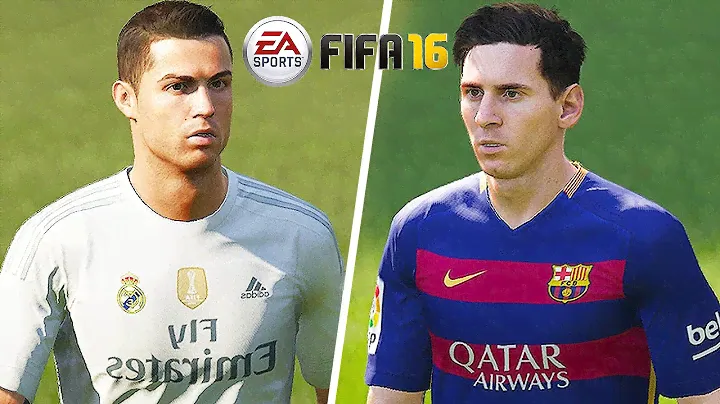 FIFA 16 Gameplay - Barcelona vs Real Madrid [1080p HD 60FPS] El Clasico