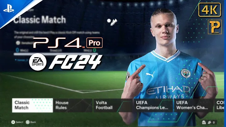EA SPORTS FC 24 - PS4 Pro Gameplay [4K 60FP]