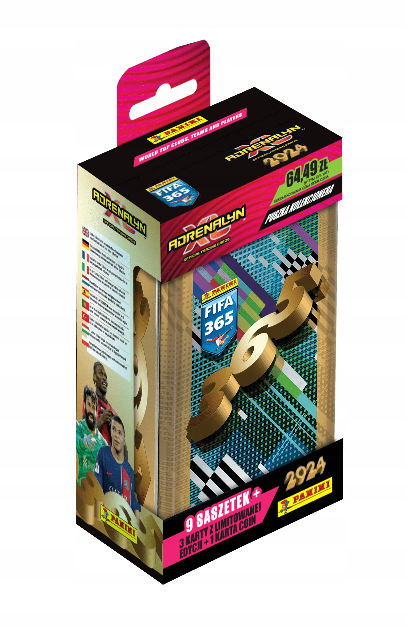 Panini FIFA 365 2024 может 9x Саше 3x карты Limited-0