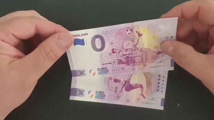 Банкноты 0 euro, 1 pound Giblartar. Розпаковка 015