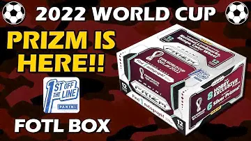 WC PRIZM IS HERE!! 2022 Panini Prizm FIFA World Cup FOTL Hobby Soccer Box Review