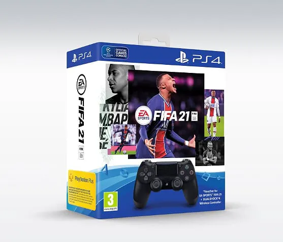 Беспроводной контроллер DUALSHOCK®4 V2 Black + FIFA 21-0