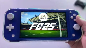 EA Sports FC 25 Nintendo Switch Lite handheld gameplay