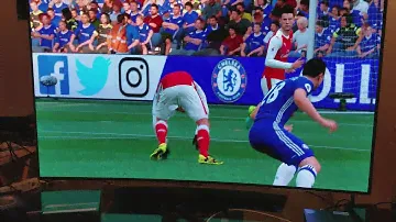 FIFA SOCCER 2017 On OLED C6P 55" Curved 4K TV PS4 Pro