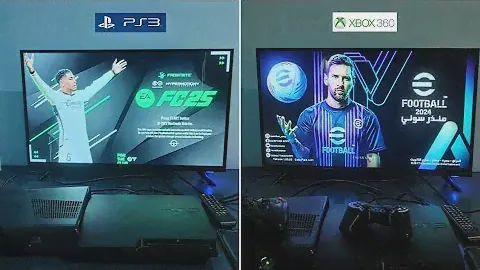 FC 25 PS3 Vs eFootball PES 2024 Xbox 360 - Comparison