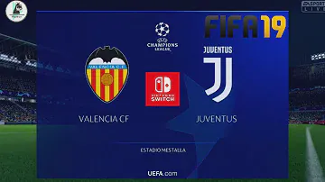 UEFA CHAMPIONS LEAGUE FIFA 19 NINTENDO SWITCH [Juventus vs Valencia]