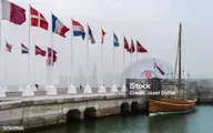 Флаги На Пути К Чемпионату Мира На Набережной Корниш Доха Катар — стоковые фотографии и другие картинки FIFA