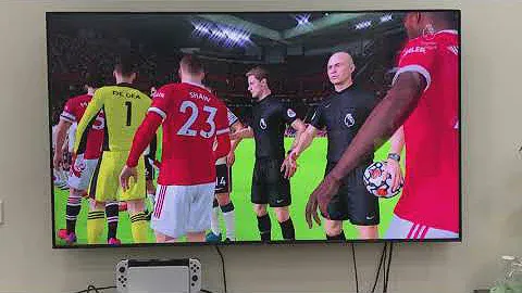 FIFA 22 Nintendo Switch Oled Gameplay dock mode 1080p 60FPS | 4K TV