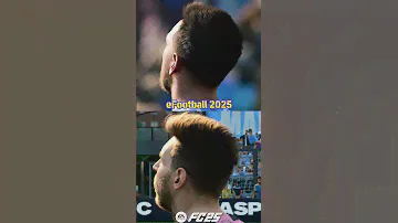 EA FC 25 vs eFootball 2025 Comparison! #fc25 #eafc25 #efootball #efootball2025 #fifa #messi #haaland