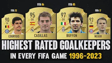 Top 5 Goalkeepers in EVERY FIFA GAMES! 🤯🔥 | FIFA 96 - FIFA 23