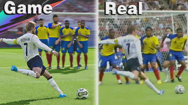 David Beckham’s best goals recreated