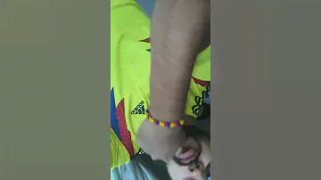 FIFA World Cup Russia 2018 Supporting Colombia with national team T-shirt from Princess Tower Dubai