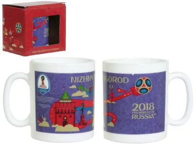 Кружка 320мл Нижний Новгород-Чемпионат мира 2018 FIFA