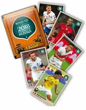 Наклейки Road to 2018 Fifa World Cup Russia, пакетики по 5 наклеек