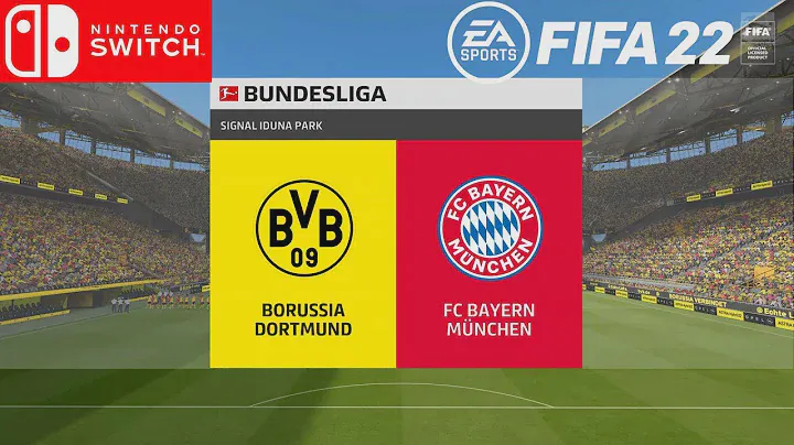 FIFA 22 Боруссия Дортмунд — Бавария Мюнхен | Геймплей Nintendo Switch HD