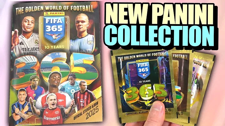 Panini FIFA 365 2025 Sticker Collection | New Collector Sticker Album & Pack Opening Panini Stickers