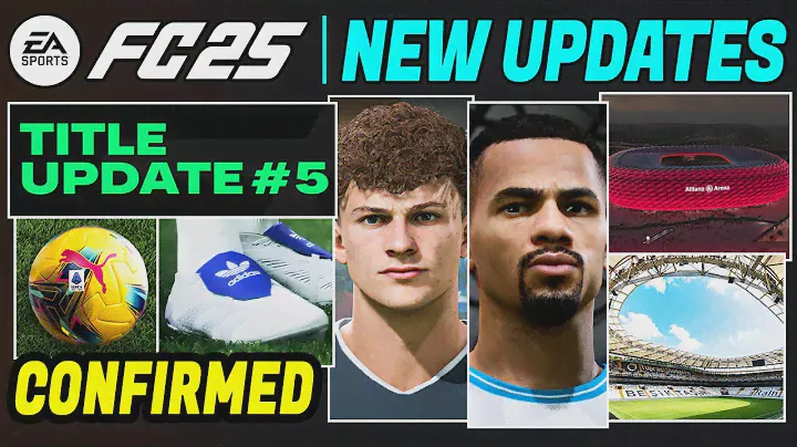 EA FC 25 NEWS | NEW CONFIRMED Title Update #5, Real Faces, Boots, Stadiums & More ✅