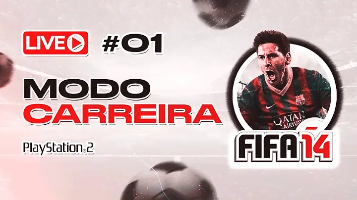 #01 RUMO AO ESTRELATO NO FIFA 14 DE PS2😅 AGORA EM PORTUGUÊS😂