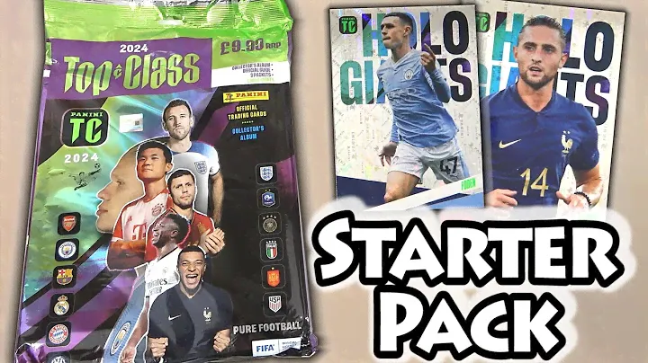 Panini TOP CLASS 2024 Starter Pack Opening | Binder & New Cards | Holo Giants!