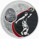 3 рубля 2018 СПМД Proof "Чемпионат мира по футболу FIFA 2018, Саранск выпуск 2016 Фифа"