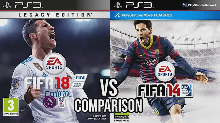 FIFA 18 Vs FIFA 14 PS3
