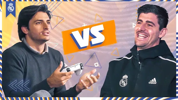 🎮 COURTOIS vs CARLOS SAINZ | Who will win? | FIFA 22 & F1® 2021