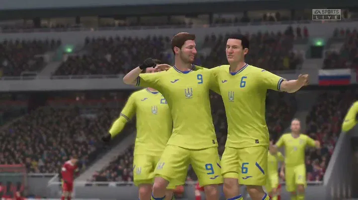 XBOX ONE FIFA 22 Gameplay : 🇺🇦Ukraine V Russia🇷🇺