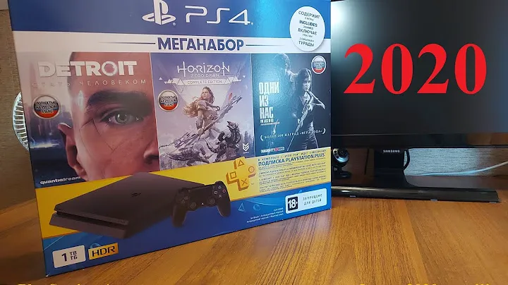 PlayStation 4, распаковка, дизайн, секреты и обзор 2020 году!!!