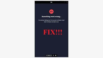 FIFA23/FC24 cannot connect EA account to steam "Something Went Wrong" ERROR FIX