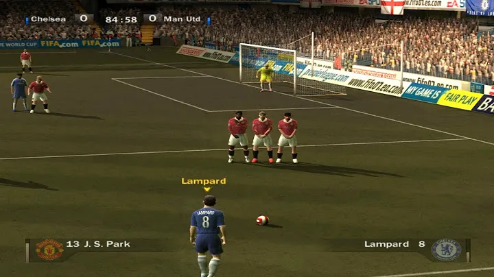 FIFA 07 Chelsea vs Manchester United PS2/ PCSX2 Gameplay I Retro Fifa HD 1080p