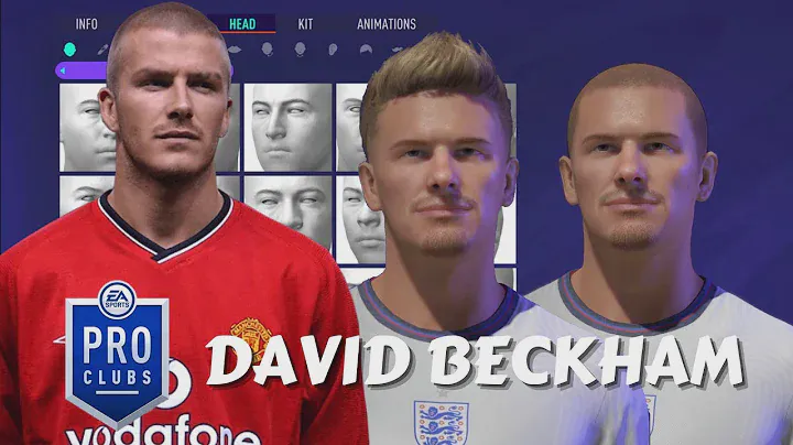 FIFA 21 David Beckham Pro Clubs Creation