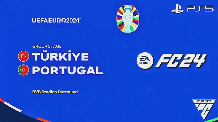 FC 24 - Türkiye vs. Portugal - EURO 2024 Group Stage Matchday 2 Match | PS5™ [4K60]
