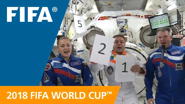 2018 FIFA World Cup Official Emblem Debuts in Space!