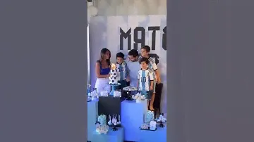 The Messi family celebrates Mateo Messi's 7th birthday ❤️