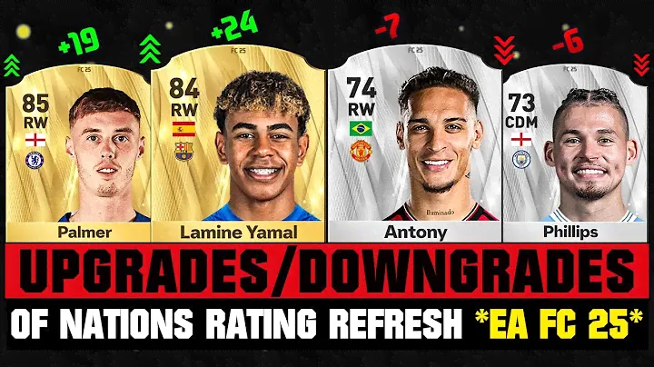 FIFA 25 | BIGGEST RATING UPGRADES & DOWNGRADES of Every Nation (EA FC 25)! 😱🔥 ft. Yamal, Palmer...